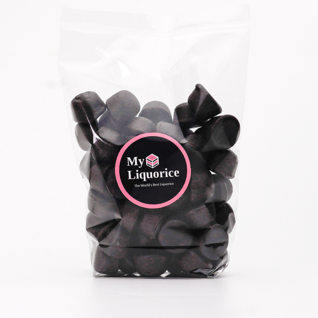 bag of Dutch liquorice buttons